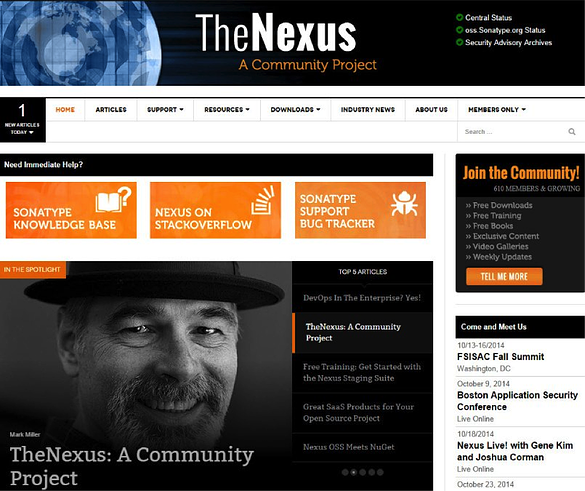 TheNexus page
