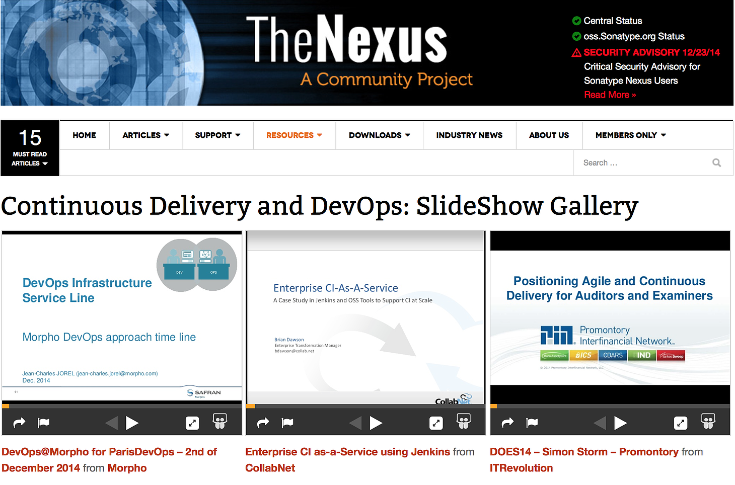 Nexus, Continuous Delivery, and DevOps