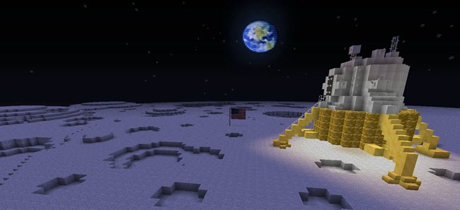 Minecraft - Moon Landing