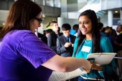 At a conference