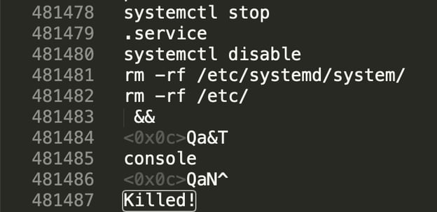 “systemctl” command