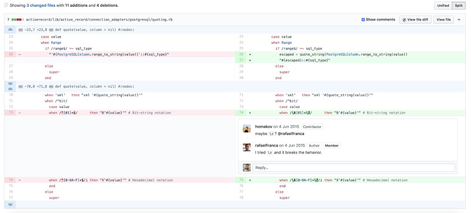 SQL injection vuln